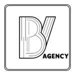 LOGO BACH VIET AGENCY - ĐEN NỀN TRĂNG