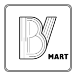 LOGO BACH VIET MART - ĐEN NỀN TRĂNG